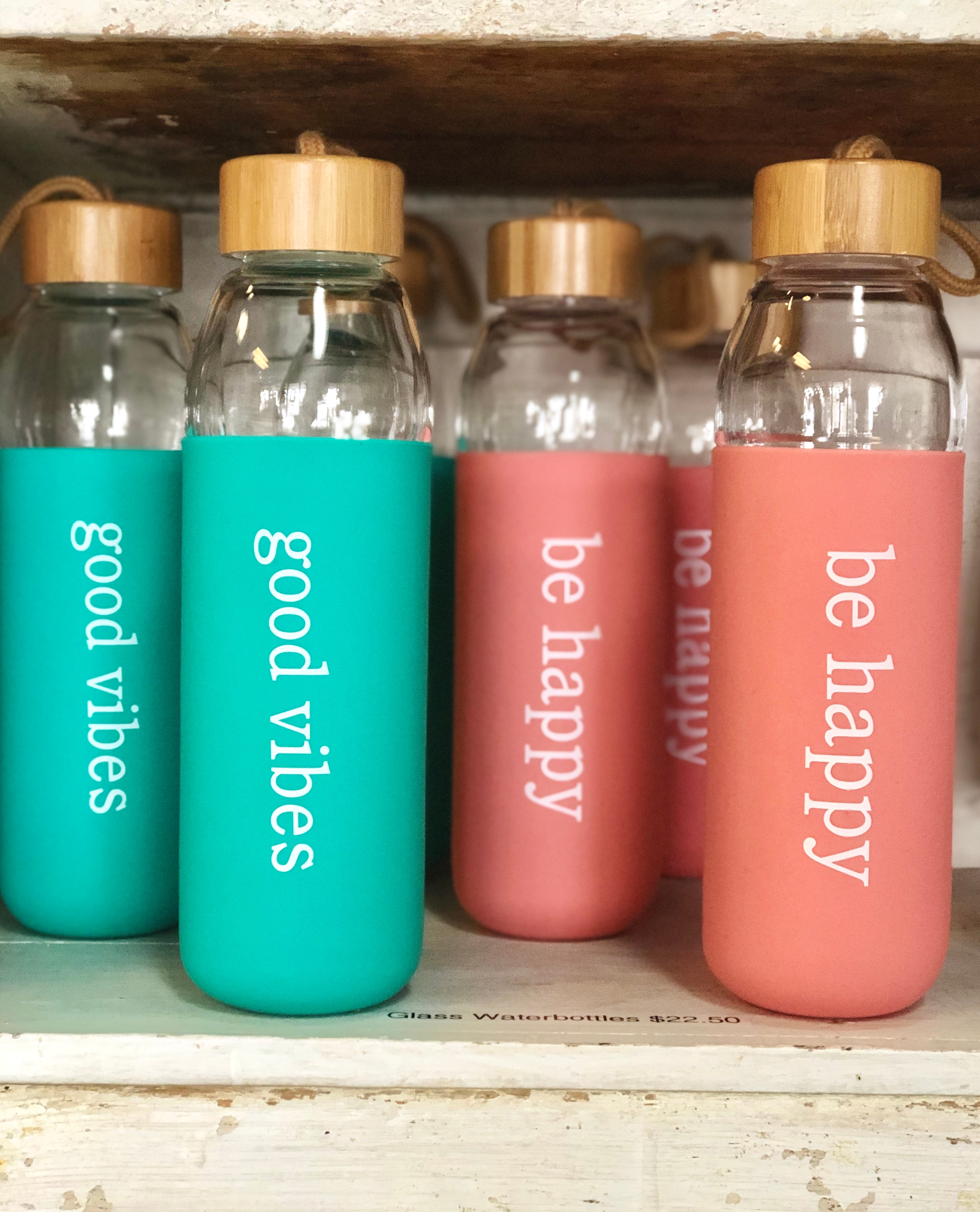 Glass Water Bottle